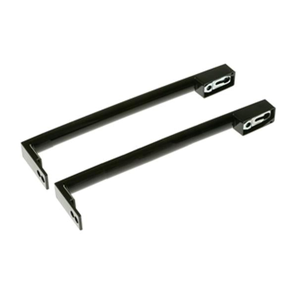 GE APPLIANCE WR12X32350 REFRIGERATOR DOOR HANDLE SET (BLACK) (genuine oem part) - Parts Solution Group