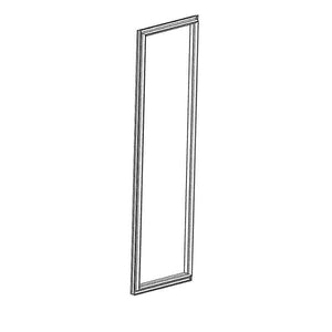GE APPLIANCE WR14X28418 FREEZER DOOR GASKET (GRAY) (genuine oem part)