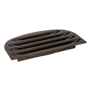 GE APPLIANCE WR17X10745 REFRIGERATOR RECESS GRILL (BLACK) (genuine oem part)