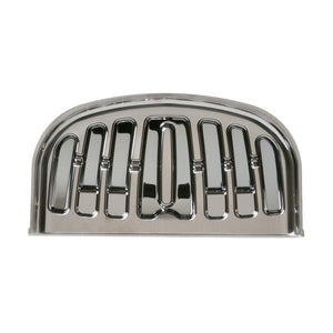 GE APPLIANCE WR17X12133 REFRIGERATOR RECESSED STAINLESS STEEL GRILLE (genuine oem part)