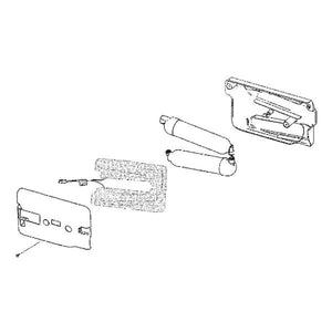 GE APPLIANCE WR17X12739 WATER TANK COVER (genuine oem part)