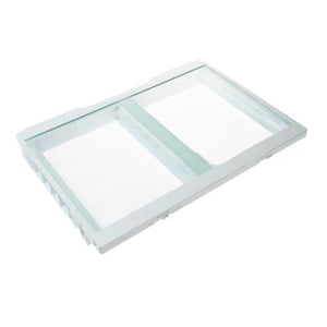 GE APPLIANCE WR71X42025 REFRIGERATOR VEGETABLE DRAWER COVER WITH GLASS (GENUINE OEM PART)