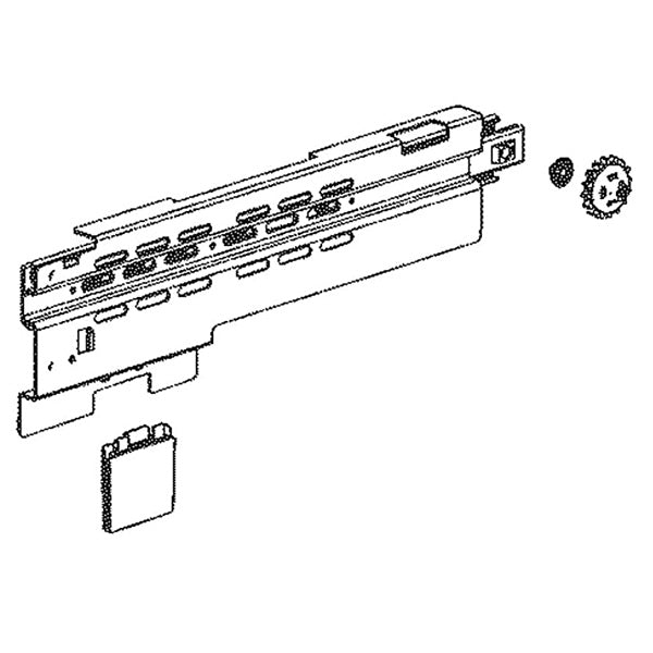 GE APPLIANCE WR72X10385 ASSEMBLY RAIL SLIDE LOW L (GENUINE OEM PART) - Parts Solution Group