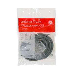 GE APPLIANCE WX09X10011 RANGE 3-PRONG POWER CORD 5-FEET (genuine oem part)