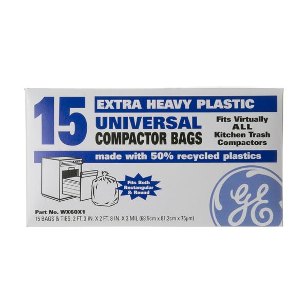 GE APPLIANCE WX60X1 TRASH COMPACTOR BAG 15-PACK (genuine oem part) - Parts Solution Group