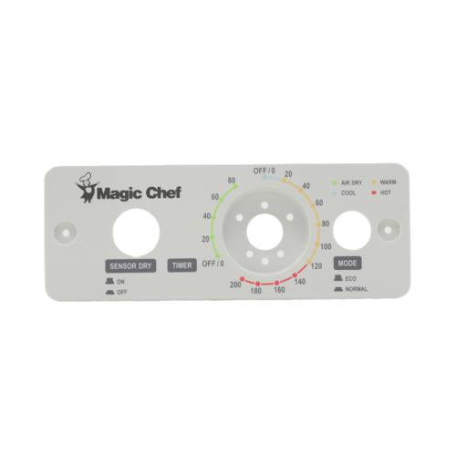 MAGIC CHEF GYJYSMCF1S01 CONTROL PANEL (MCSDRY1S) (GENUINE OEM PART) - Parts Solution Group