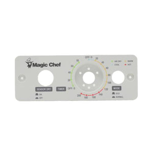 MAGIC CHEF GYJYSMCF1S01 CONTROL PANEL (MCSDRY1S) (GENUINE OEM PART)