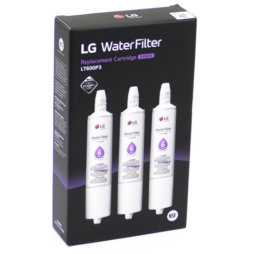LG APPLIANCES 5231JA2006K LT600P3 REFRIGERATOR WATER FILTER (3 PACK) (GENUINE OEM PART) - Parts Solution Group