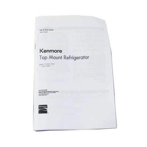 KENMORE W10679320B OWNER MANUAL ENGLISH (GENUINE OEM PART) - Parts Solution Group