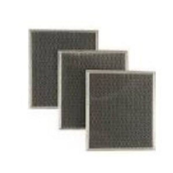 WHIRLPOOL W10412939 CHARCOAL FILTERS - 3 COU (GENUINE OEM PART)