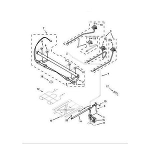 WHIRLPOOL W11666001 RANGE SCREW (GENUINE OEM PART)