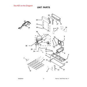 WHIRLPOOL W11673433 REFRIGERATOR CLIP (GENUINE OEM PART)