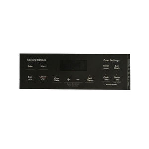 GE APPLIANCE WB07X26740 FACEPLATE GRAPHICS (GY) (GENUINE OEM PART)